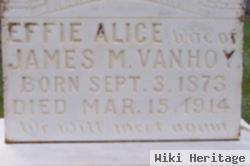 Effie Alice Eddings Vanhoy