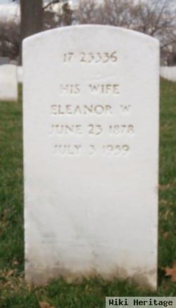 Eleanor W Bonner