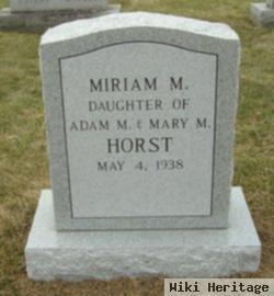 Miriam M. Horst