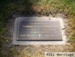 Norman D Champion