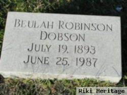 Beulah Robinson Dobson