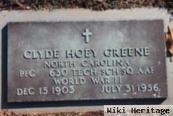 Clyde Hoey Greene