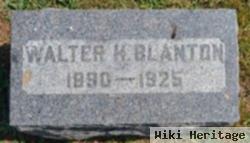 Walter H Blanton