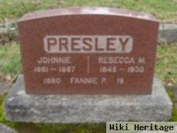 Johnnie P Presley