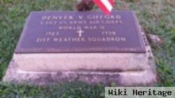 Sgt Denver Vernon Gifford