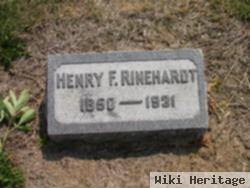 Henry F Rinehardt