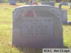 Willie Faye Word Eaton