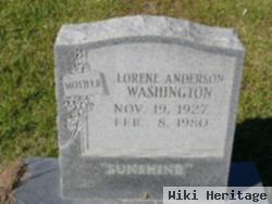 Lorene Anderson Washington