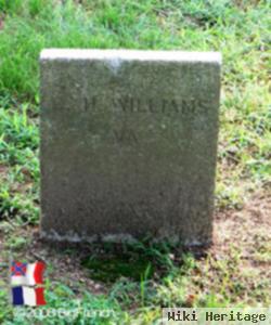 Pvt Charles H Williams