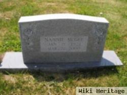 Nannie Lee Mcgee