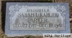 Sarah L Karger Parker