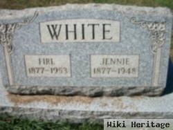 Zella Jane "jennie" Whitesell White