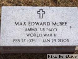 Max Edward Mcbee