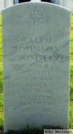 Col Ralph John Grimsley