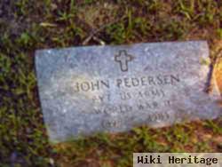 Pvt John Pedersen
