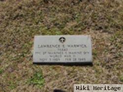 Lawrence E Warwick