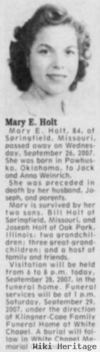 Mary Ellen Weinrich Holt