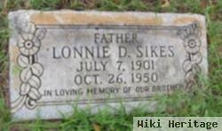 Alonzo D "lonnie" Sikes