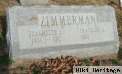 Jeanette E Zimmerman