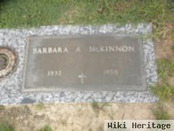 Barbara A Mckinnon