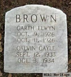 Garth Elwyn Brown