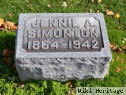 Jennie A Simonton