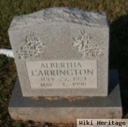 Albertha Carrington