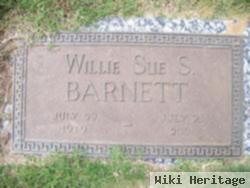 Willie Sue Shumaker Barnett