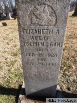 Elizabeth A Bugg Gant