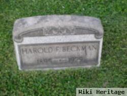 Harold F Beckman