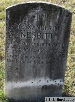 Alexander M Nesbitt