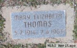 Mary Elizabeth Thomas