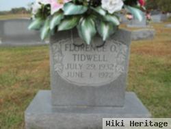 Florence O Tidwell