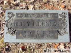 Betty L Duncan