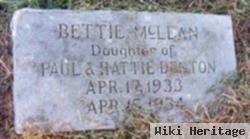 Bettie Mclean Denton