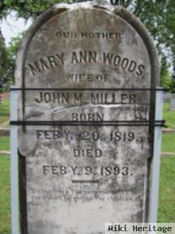 Mary Ann Woods Miller