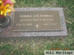 Norma Lee Kimball