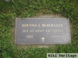 Sgt Bertha L Blacklock