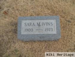 Sara M Jones Ivins