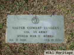 Col Walter Cowart Sanders