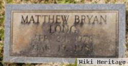 Matthew Bryan Long