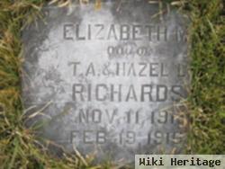 Elizabeth M Richards