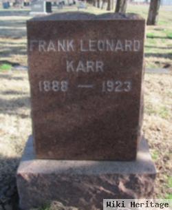 Frank Leonard Karr