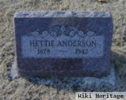 Hester C. "hettie" Wiseman Anderson