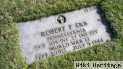 Pvt Robert F Erb