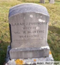 Sarah J Purington Mcintire