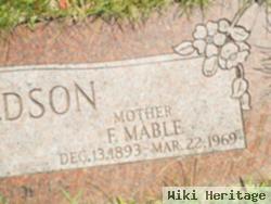 F. Mable Donaldson