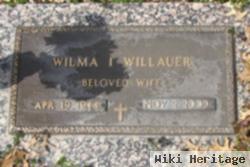 Wilma I Burger Willauer