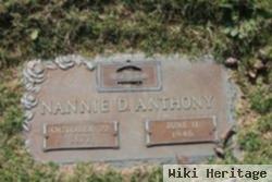 Nannie D Anthony