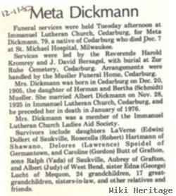 Meta H Mueller Dickmann